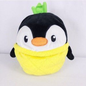 Baby Penguin Yellow Hatched Egg Stuffed Animal Toy 8 inches Excellent